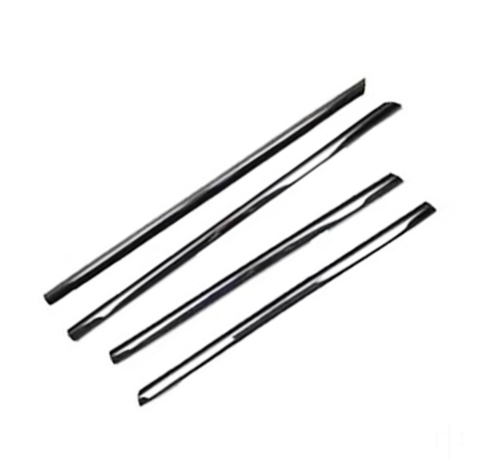 Gtdtkganak One Color Door Window Weatherstrip For Nissan For X-Trail T30 2001-2006 4Pcs Black Outside Window Rubber Seal Strip (Oe# 80821-8H300)