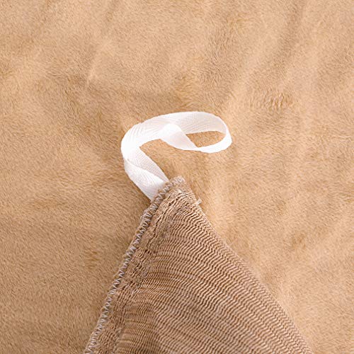 Uhamho Faux Fur Velvet Fluffy Bedding Duvet Cover Set Down Comforter Quilt Cover With Pillow Shams, Ultra Soft Warm And Durable (Queen, Camel) #TOP7