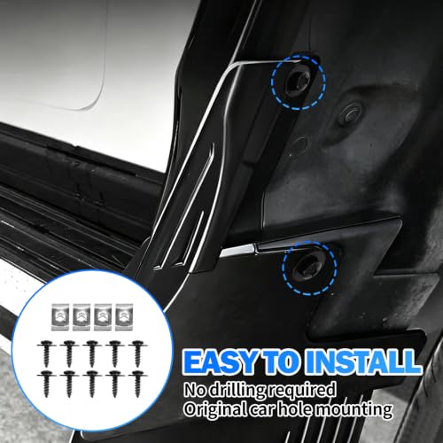 Image of Mud Flaps Fenders for Mercedes Benz G-Wagen G55 G63 G500 G550 W464 G-Wagen 2019-2026,4 Pieces Front Rear Splash Guards Protection Mudguard with Fixing Screws.