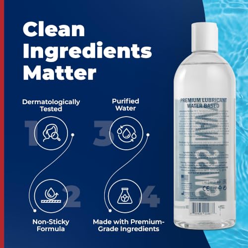 Image of Swiss Navy Premium Water-Based Lubricant - 24 oz | Lubricating Gel for Men, Women & Couples - Toy Safe - Non-Staining Formula - Compatible with Latex & Condoms