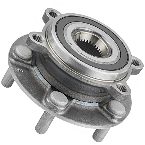 Image of Detroit Axle - 2 Front Wheel Bearing and Hubs Assembly with 5-Lug for Mazda CX-5 2013-2025, Mazda 6 2014-2021