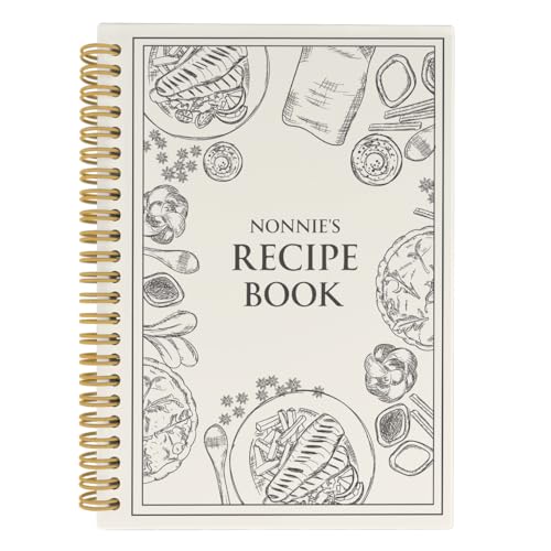 Cadeaux Nonni : carnet de recettes de cuisine à offrir et à remplir soi-même