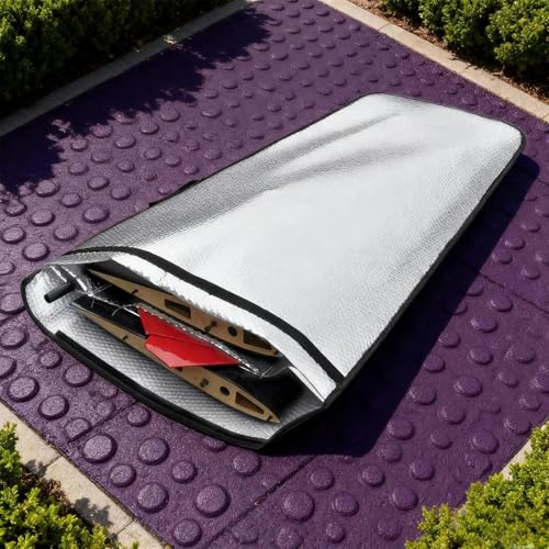 Funda para alas de avión con burbujas protectoras e impermeable con asa 7