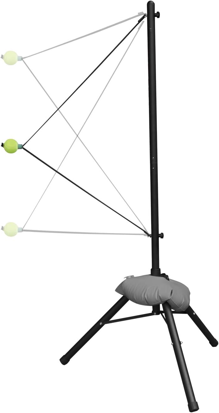 INNOLIFE Tennis Trainer, Tennis Rebounder Self Tennis Training Tool Swing Ball Training Gear with Two Level Speed Balls : Sports & Outdoors