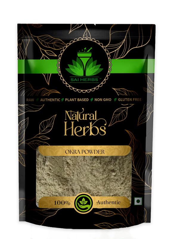 SAI HERBS Okra Extract Powder - Digestion Supplement - Bowel Movement Supplements - Pure & Natural (1 KG) (B0C2KDDPY6) Amazon Price History, Amazon Price Tracker