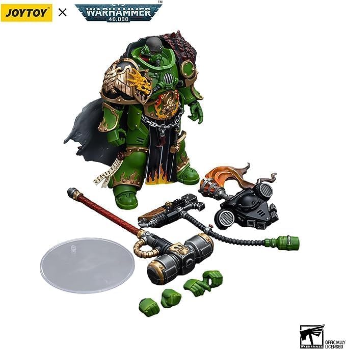 Miniatura 5 de JOYTOY 118 Warhammer 40,000 Figura de acción Salamanders Captain Adrax Agatone Collection Modelo (5 pulgadas)