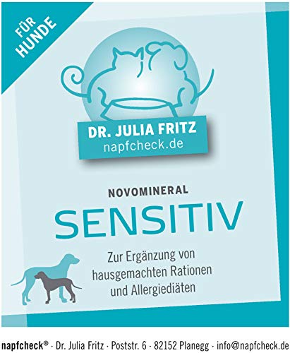 napfcheck Novomineral Sensitiv - Mineralien und Vitamine für empfindliche Hunde - 500 g