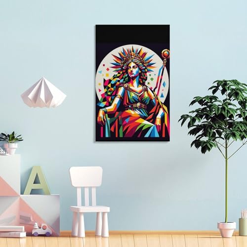 Affiche décorative Héra pour sublimer un mur de chambre vide - 2