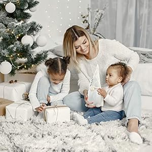 Gehydy Christmas Gnomes Decorations Handmade Gnomes Plush Stuffed Scandinavian Tomte Xmas Decor for Home Kitchen Farmhouse Tiered Tray - White Gehydy Christmas Gnomes Decorations Handmade Gnomes Plush Stuffed Scandinavian Tomte Xmas Decor for Home Kitchen Farmhouse Tiered Tray White