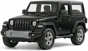 Die Cast Thar Toy Car | Metal Pull Back Action | Openable Doors | Mini Jeep Car for Kids 3+ Years | Durable Collectible Gift (Black)