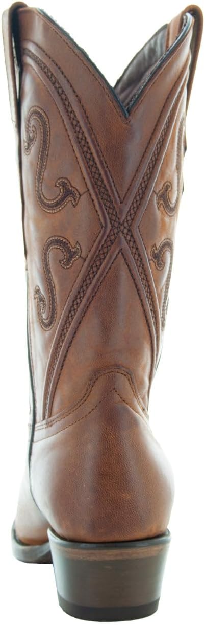 Women's Snipped Toe Leather Cowgirl Boots | Cheyenne