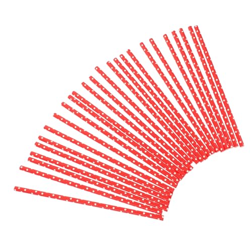 Uonlytech 100pcs pitillos desechables biodegradables de papel