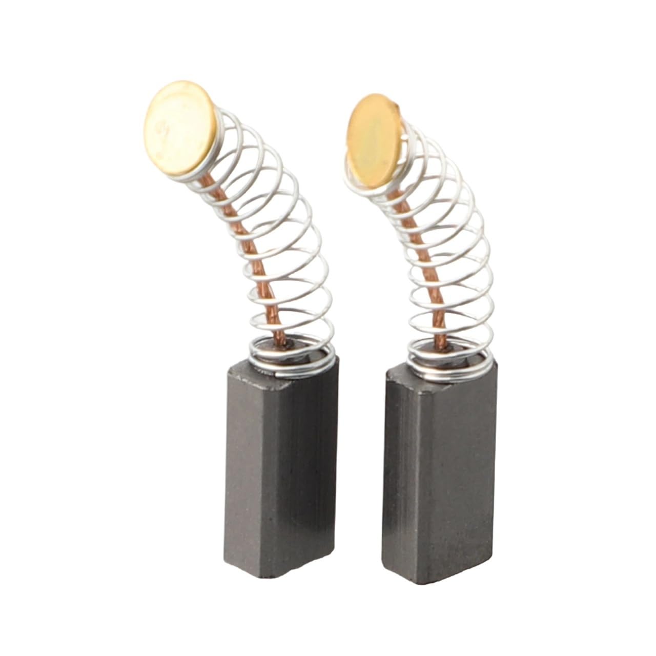 Set di 2 spazzole di ricambio in carbonio per motori elettrici, adatte per utensili elettrici, seghe circolari, trapani e altro ancora, 13 mm x 6 x 4 mm