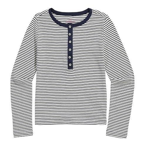 vineyard vines Girls' Ribbed Henley