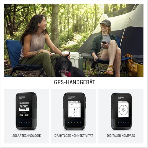eTrex Solar GPS-Handgerät mit Solarladung, 2,2" Display - Kompass, Tracback, Geocaching Modus, Multi-Frequenz-Empfang – Bild 3