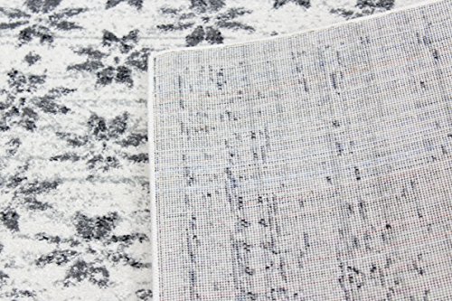 Bashian Everek Collection Machine Made Polypropylene Area Rug, 3.6' X 5.6', Ivory #TOP2