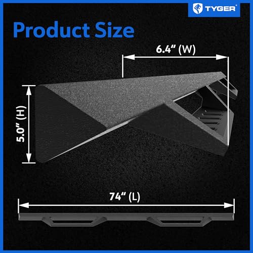 Tyger Auto TG-LX3D82478 Landerx Running Board Compatible With 2009-2018 Dodge Ram 1500; 2019-2024 Classic | Quad Cab | Tg-Lx3D82478 | Drop Step Side Step Rail Nerf Bars thumb #3