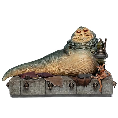 Iron Studios Jabba The Hutt Deluxe Star Wars Kunststatue 1/10 23 cm
