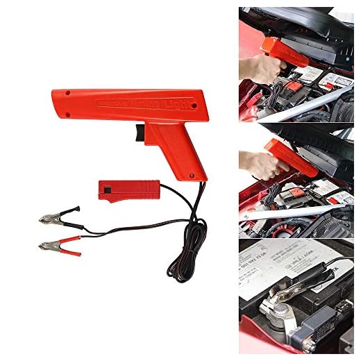 Xenon Induction Timing Light, Engine Timing Light Automotive Xenon Ignition Timing Light Gun for Car Vehicle Motorcycle, Marine