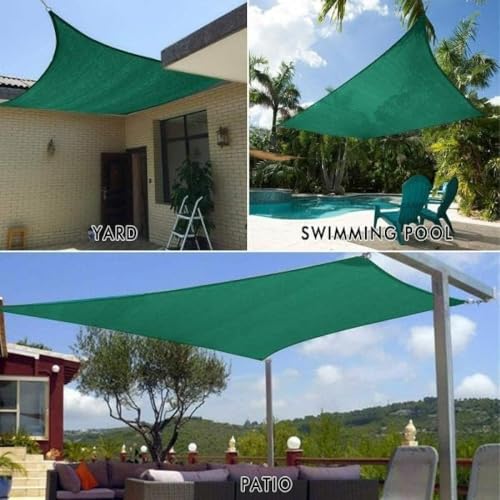 Image of Bindian Green Net for Balcony, Garden, Shade Net, Shade for Sun Protection, Balcony Net for Shade, Swimming Pool, GardenNet for Plants 75% UV Protection, Niwar Material, 10x5 Feet