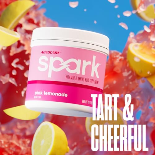 Image of AdvoCare Spark - Energy Drink Mix - Vitamin & Amino Acid Supplement - Supports Energy & Focus - Portable Immune Support - Sugar-Free - Pink Lemonade (10.5 oz)