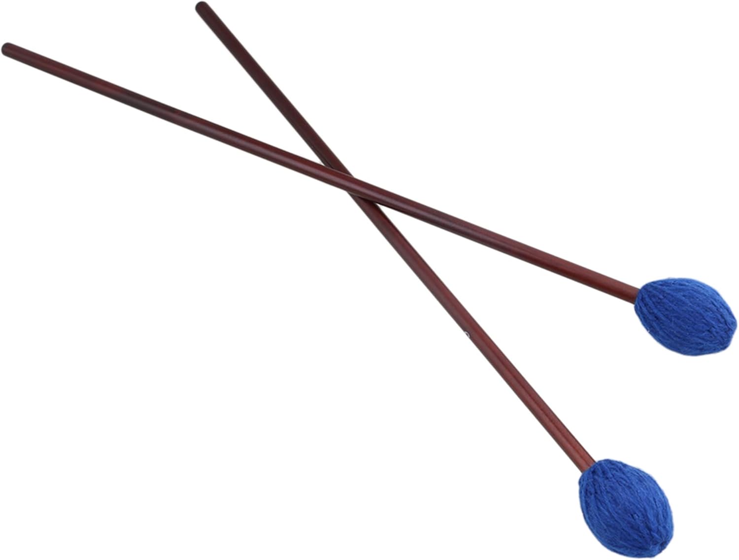 logyues 16Inch Blue Wooden Percussion Mallet Timpani Stick for