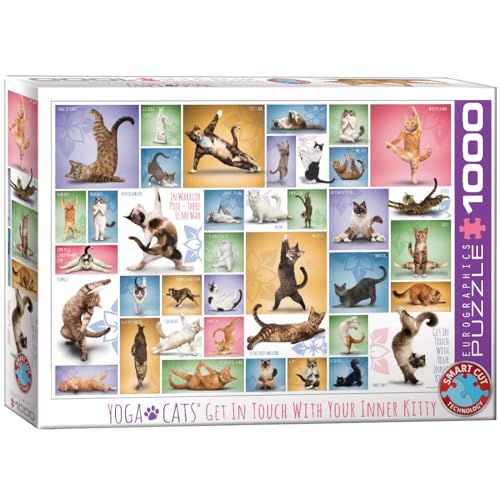 Yoga Cats Puzzle 1000 pièces