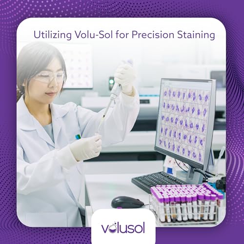 volu-sol dip-stain kit - quick staining for blood smears marrows - ideal for microscope veterinary cytology - versatile kit for rapid differential staining 125 ml  4 oz