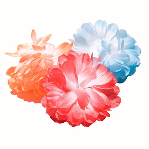 Tropical Haze Flower Hair Clips