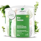 Nature's Finest by Nutrisslim Bio Detox Mix with Wheatgrass, Chlorella & Spirulina - Natural Detox Drink for Body Cleanse, Gut Health & Colon Cleanse - High Fibre & Protein Content - 250 g, Vegan