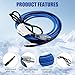 Heat Tape,Pipe Heat Cable for Pipe Freeze Protection,Self-Regulating Temperature Water Pipe Heating Tape,Water Pipe Heat Cable for Metal And Plastic Home Pipes (15FT)