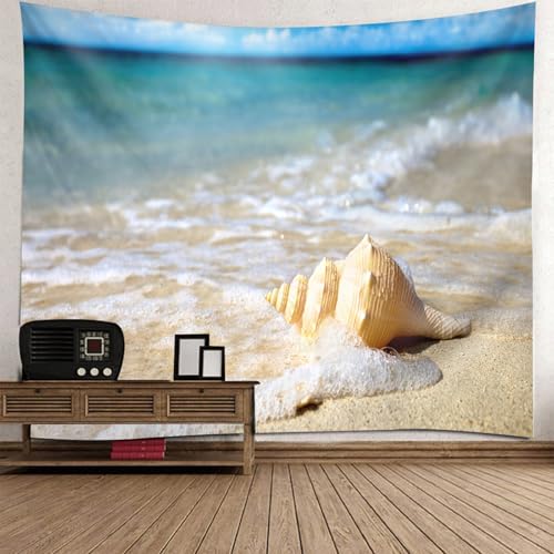 Conque au bord de la Mer Tenture pour Habiller un Mur de Chambre