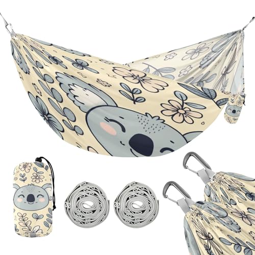 ATTX Koala Camping Hammock - Lightweight & Portable Hammocks, Heavy Duty 330lbs Capacity for Indoor, Hiking, Backpacking, Travel, Backyard, Beach#232
