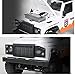QIYHBVR RC 1:16 Drift Remote Control Car MN99 Alloy Skeleton Full Scale Climbing Car Simulation Off-Road Vehicle 2.4G Mechanical Car Silver Gray Boy Toy Car Car Model Children's Gift
