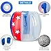 BLAOYOO 2 Pcs Bumper Balls for Adults Teens, blue&red