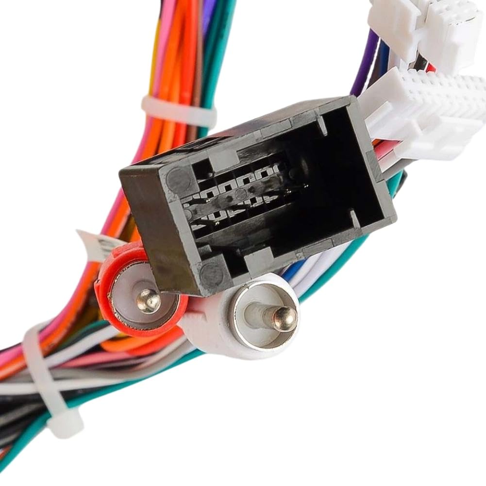 Adaptador de arnés de cables de alimentación de audio estéreo para radio de coche de 16 pines compatible con Focus y (2012-2015)