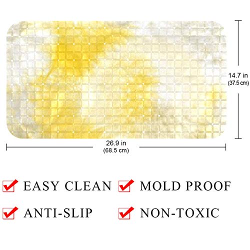 Tapis de bain pour bébé motif citron Bennigiry 37x68 cm - 5