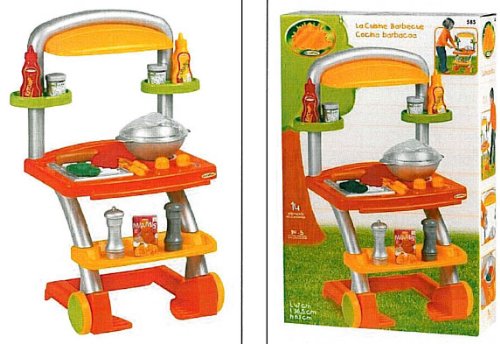 Preisvergleich Produktbild Ecoiffier tolle Spielküche Küche Grillwagen mit Zubehör