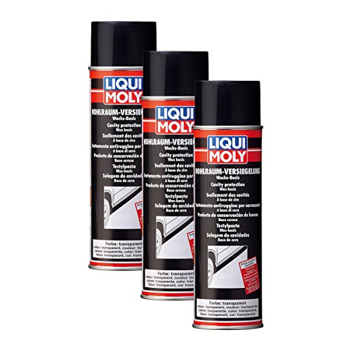 3x LIQUI MOLY 6115 Hohlraum-Versiegelung transparent (Spray) 500ml