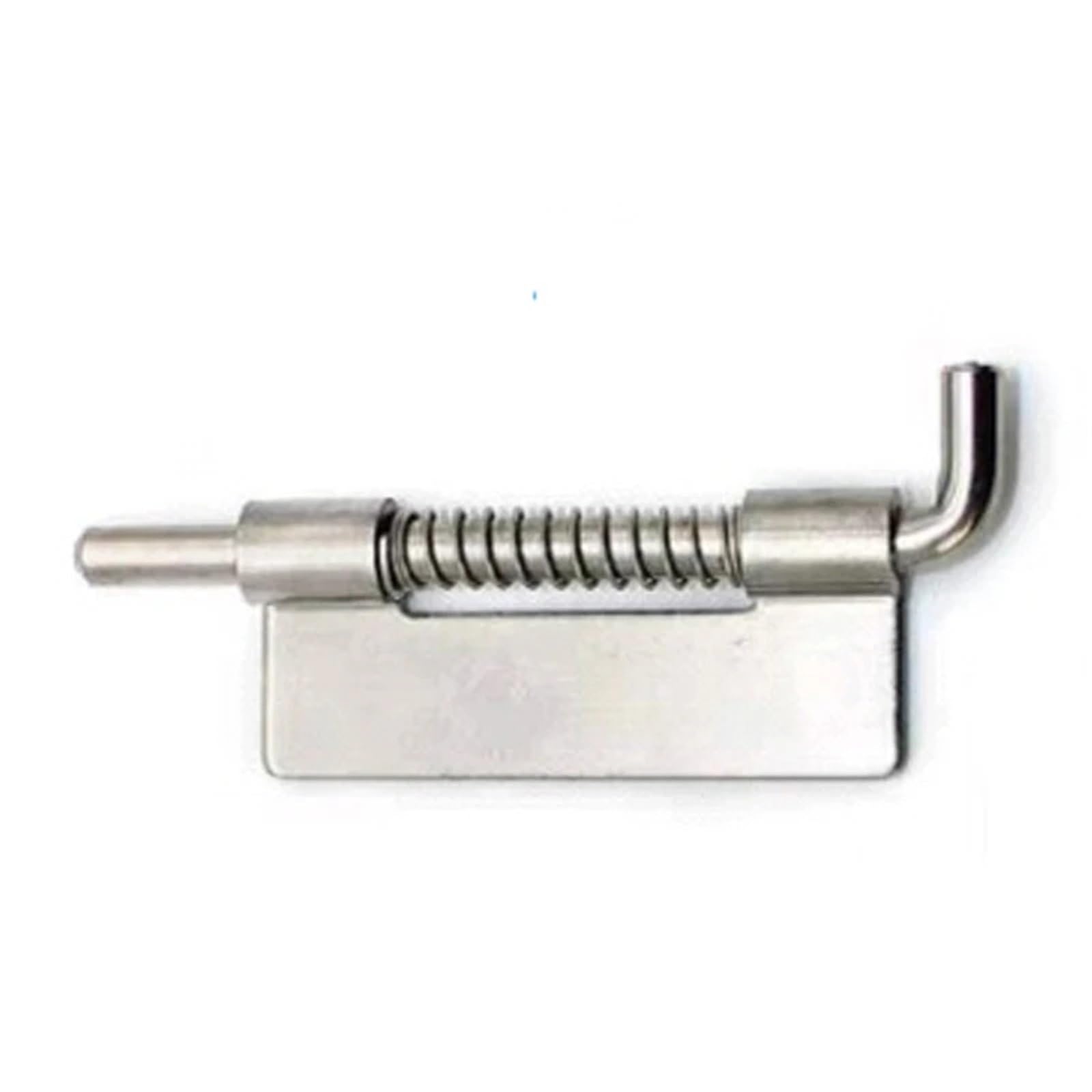 Self-Opening Spring Hinges, Stainless Steel and Iron Spring Hinge for Electric Cabinet Doors(1pc iron-no-hole-01)