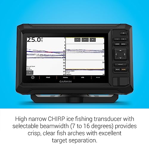 Image of Garmin ECHOMAP UHD2 73sv Ice Fishing Bundle with Garmin Navionics+ Maps for U.S. Inland