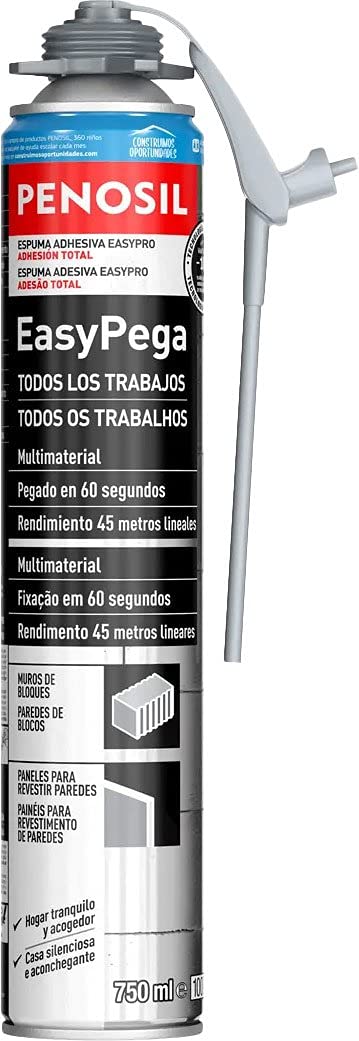Pack Pistola Espuma Caliber 30 + 4 Botes Espuma Adhesiva EasyPega 750ml + Limpiador Espuma Poliuretano Fresca 500ml + Llavero de Regalo (Pistola Caliber 30 + 4 Botes EasyPega 750ml + Limpiador 500ml)