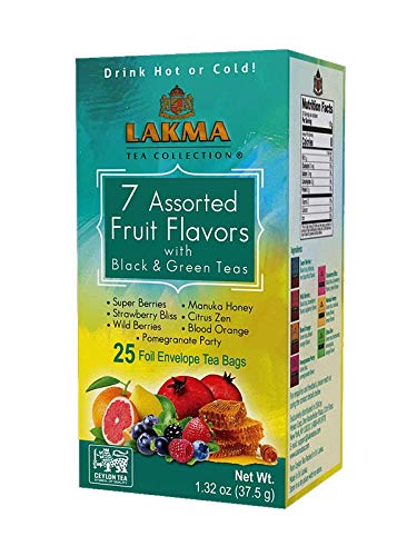 Miniatura 2 de Lakma 7 Flavor Assorted Collection - 25 bolsas de té