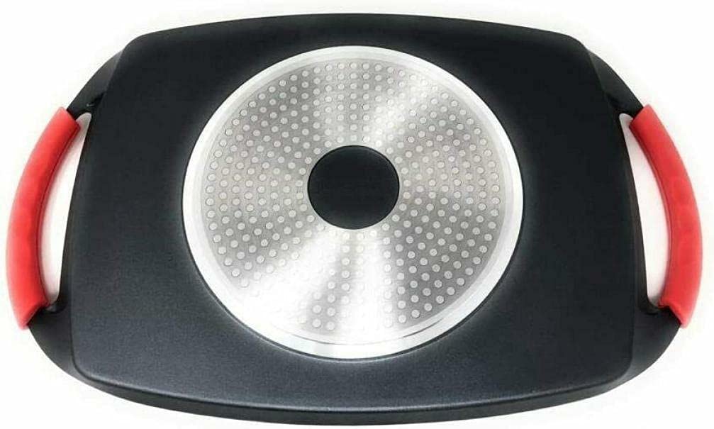 Royalty Line - RL-BTG47M - Plancha Asador, Aluminio Fundido, Revestimiento Antiadherente, Inducción, 47 cm