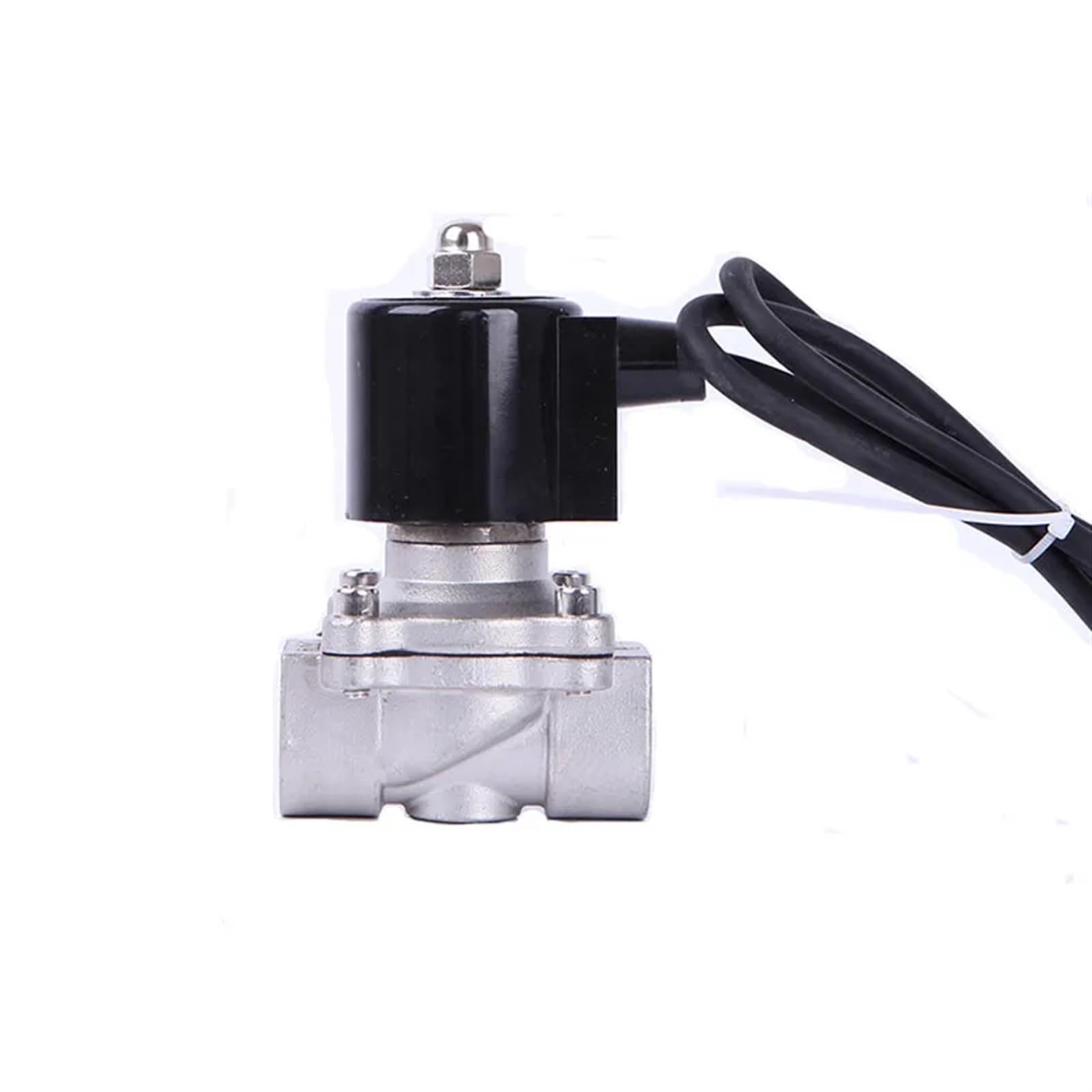 Yiqtjnzfgp Bsp-110Vac Low Pressure Normally Closed Stainless Steel Solenoid Valve 24V Dn32 1-1/4Inch For Musical Fountain(,2A-32B Nbr)