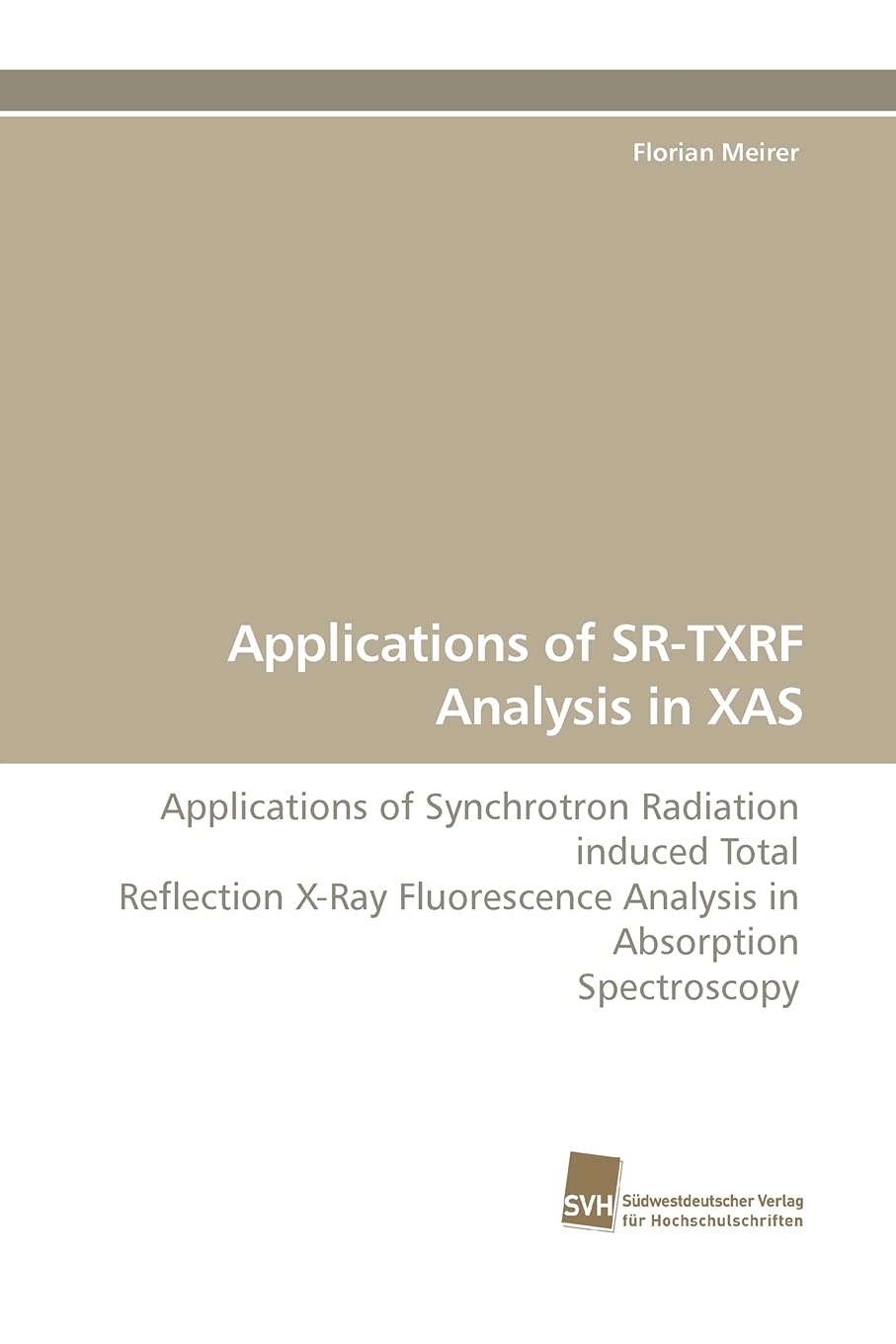 Applications of SR-TXRF Analysis in XAS