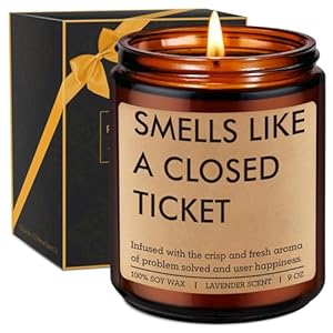 Miracu Funny Tech Support Candle, G...