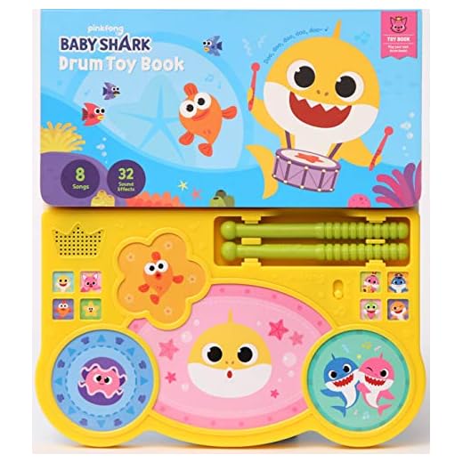 Pinkfong Baby Shark Drum Toy Book