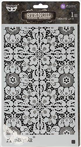 PRIMA MARKETING INC ELEMENTALS STENC 6X9 ORNAT LACE, taglia unica