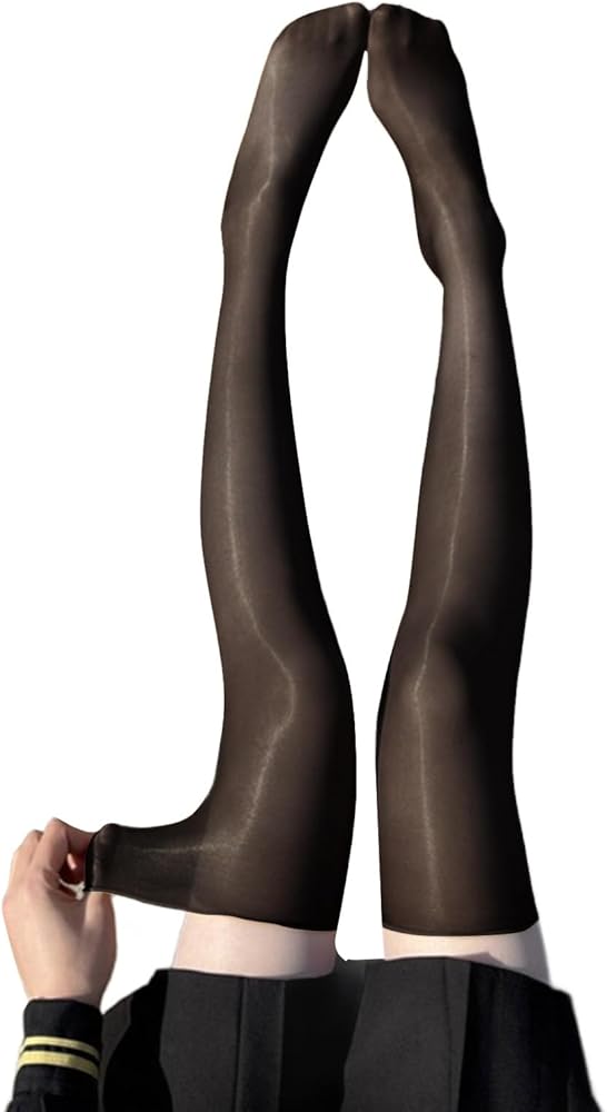 Amazon | [Peiiwdc] 靴下,レディースオイルセクシーな超薄型